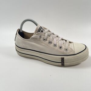Converse CTAS Leopard Lift Ox Low Women's Sneakers 565626C Ivory Size 8.5